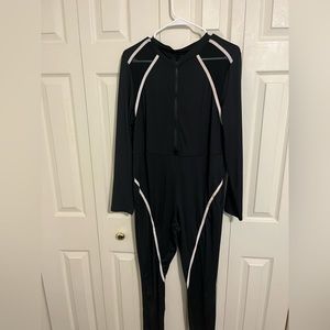 Black/White Club Jumpsuit